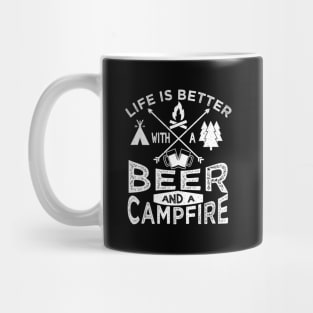 Camping Beer Campfire Tent Mug